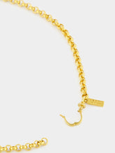 Begüm Khan Gold-Plated Burgundy Lobster Necklace