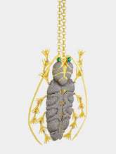 Begüm Khan Gold-Plated Oversized Beetle Necklace