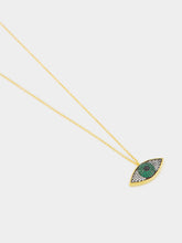 Begüm Khan Green Nazar Mini Necklace