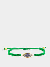 Begüm Khan Navy Blue Evil Eye Gold-Plated Bracelet