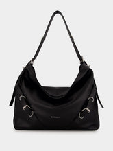 Givenchy Black Large Voyou Leather Shoulder Bag