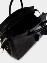 Givenchy Black Leather Travel Bag with Silvery Hardware