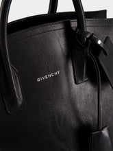 Givenchy Black Leather Travel Bag with Silvery Hardware