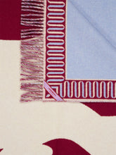 La DoubleJ Bordeaux Dove Wool and Cashmere Blanket