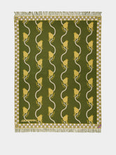 La DoubleJ Melograno Saffron Wool and Cashmere Blanket