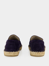 Aurélien Navy Blue Beachside Suede Espadrille Loafers