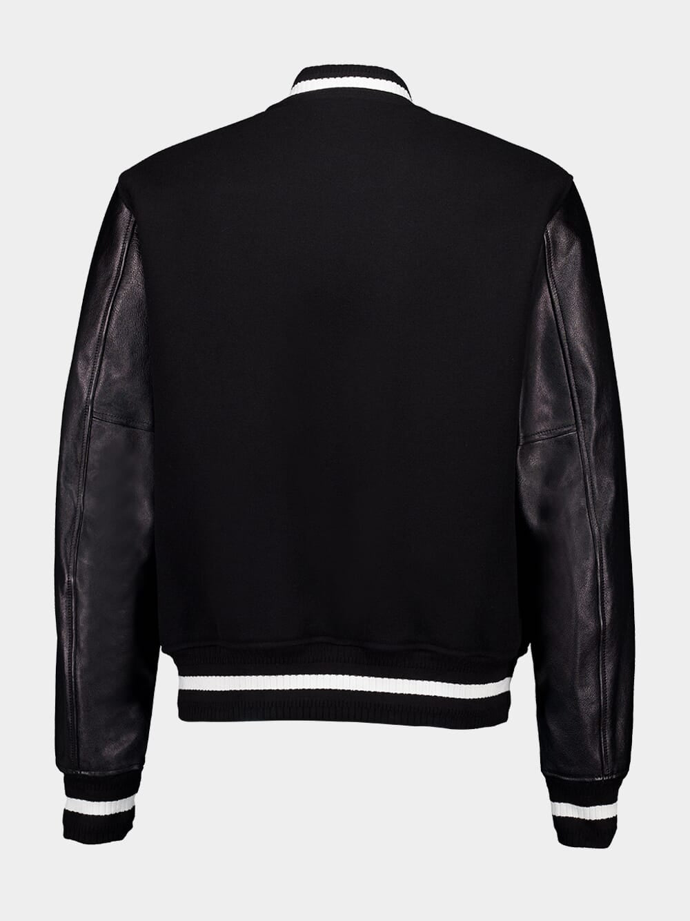 Black 4G Varsity Jacket