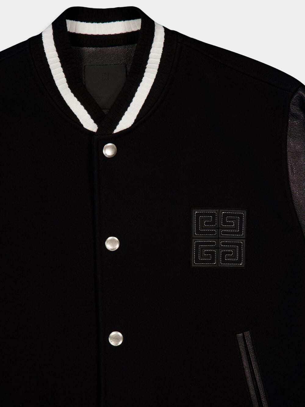 Black 4G Varsity Jacket