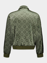 Givenchy Green Monogram Velvet Jacket