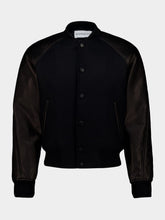 Givenchy Black Logo Paris Bomber Jacket