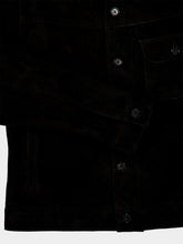 Givenchy Black Suede Buttoned Jacket