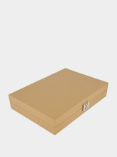 Hector Saxe Paris Cognac Medium Baptiste Backgammon Set