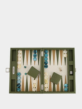 Hector Saxe Paris Khaki Clair Medium Baptiste Backgammon Set