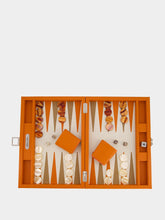 Hector Saxe Paris Orange Medium Baptiste Backgammon Set