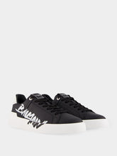 Balmain B-Court Calfskin Printed Logo Sneakers