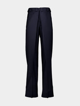 Givenchy Night Blue Wool-Mohair Chinos