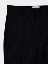 Givenchy Black Pinstripe Wool Trousers