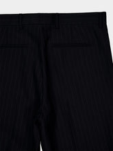 Givenchy Black Pinstripe Wool Trousers