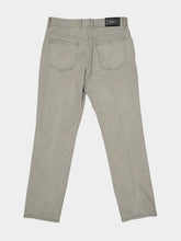 Givenchy Cloud Grey Straight Fit Cotton Jeans