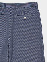 Givenchy Blue Checked Double Pleat Bermuda Shorts