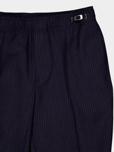 Givenchy Navy Couture Seam Striped Wool Joggers
