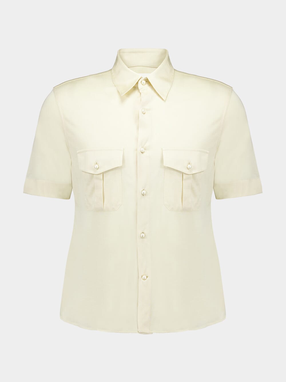 Military Fit Silk Shirt