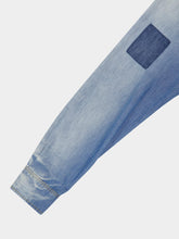 Givenchy Blue Patchwork Denim Shirt