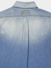 Givenchy Blue Patchwork Denim Shirt