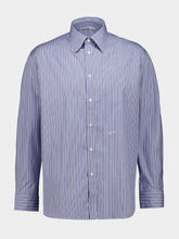 Givenchy Navy Stripe Cotton Button-Up Shirt