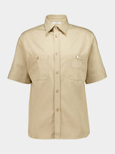 Givenchy Beige Cotton Short-Sleeved Shirt
