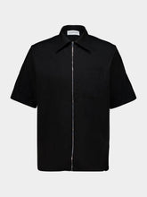 Givenchy Black Couture Seam Zipped Shirt