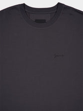 Givenchy Charcoal Cotton T-Shirt with Baroque Print