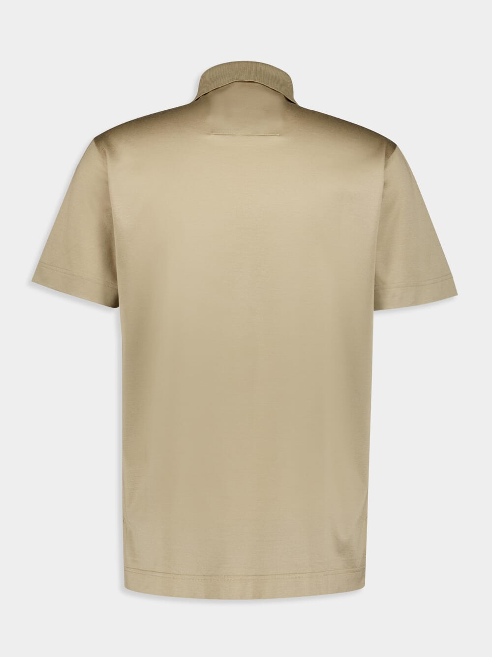 Beige Cotton Polo