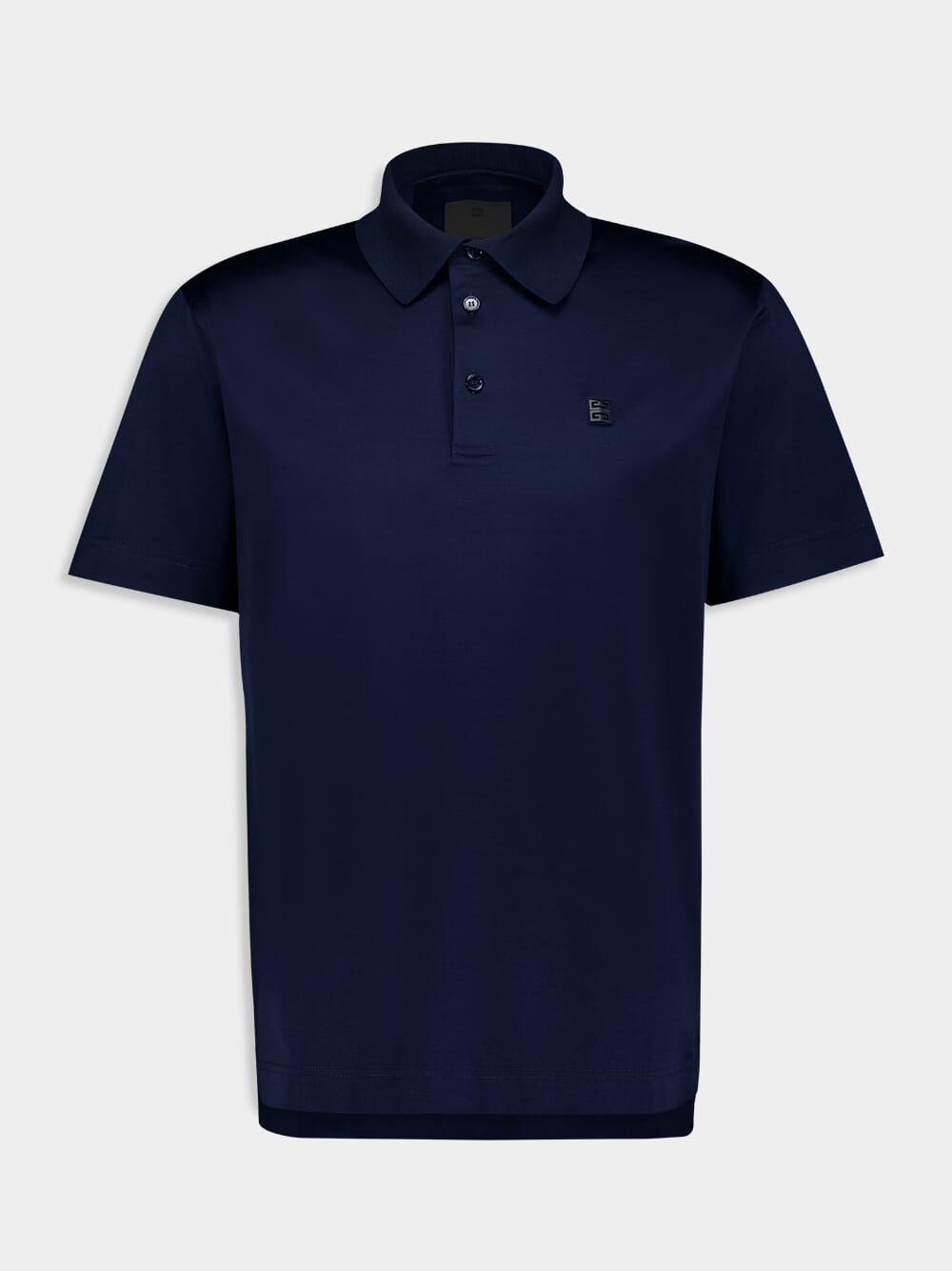 Blue Cotton Polo