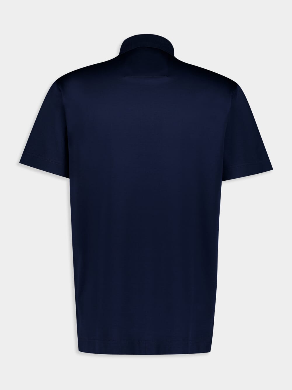 Blue Cotton Polo