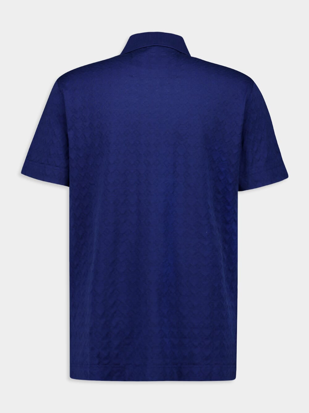 Saphir Blue 4G-Jacquard Polo Shirt