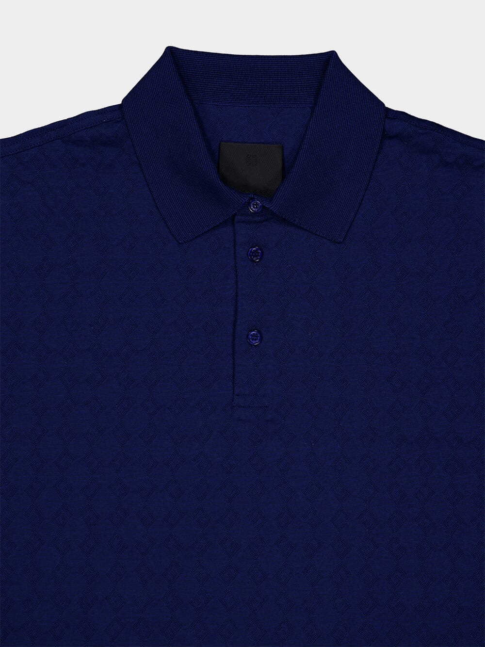 Saphir Blue 4G-Jacquard Polo Shirt