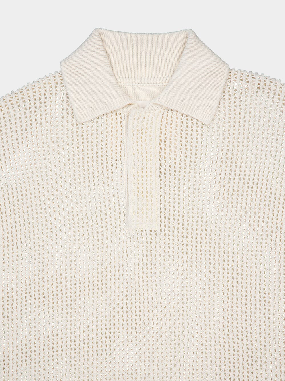 Crochet Polo Shirt