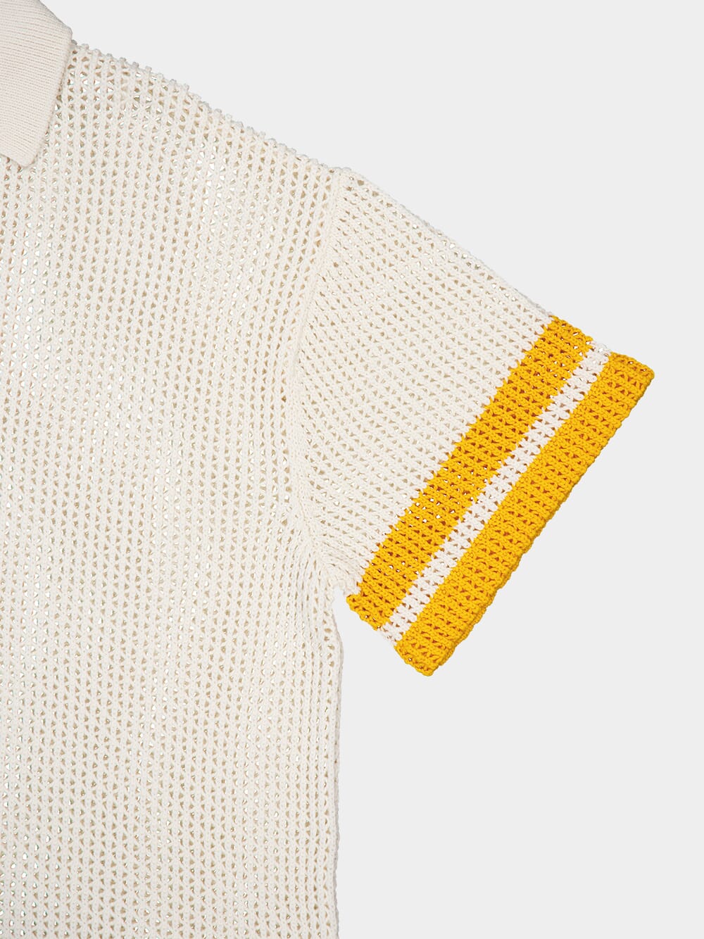 Crochet Polo Shirt