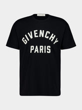 Givenchy Black T-Shirt in Cotton with Logo Embroidery