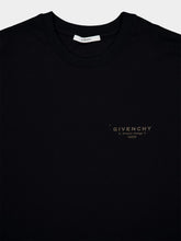 Givenchy Black Regular Fit Cotton Logo T-Shirt
