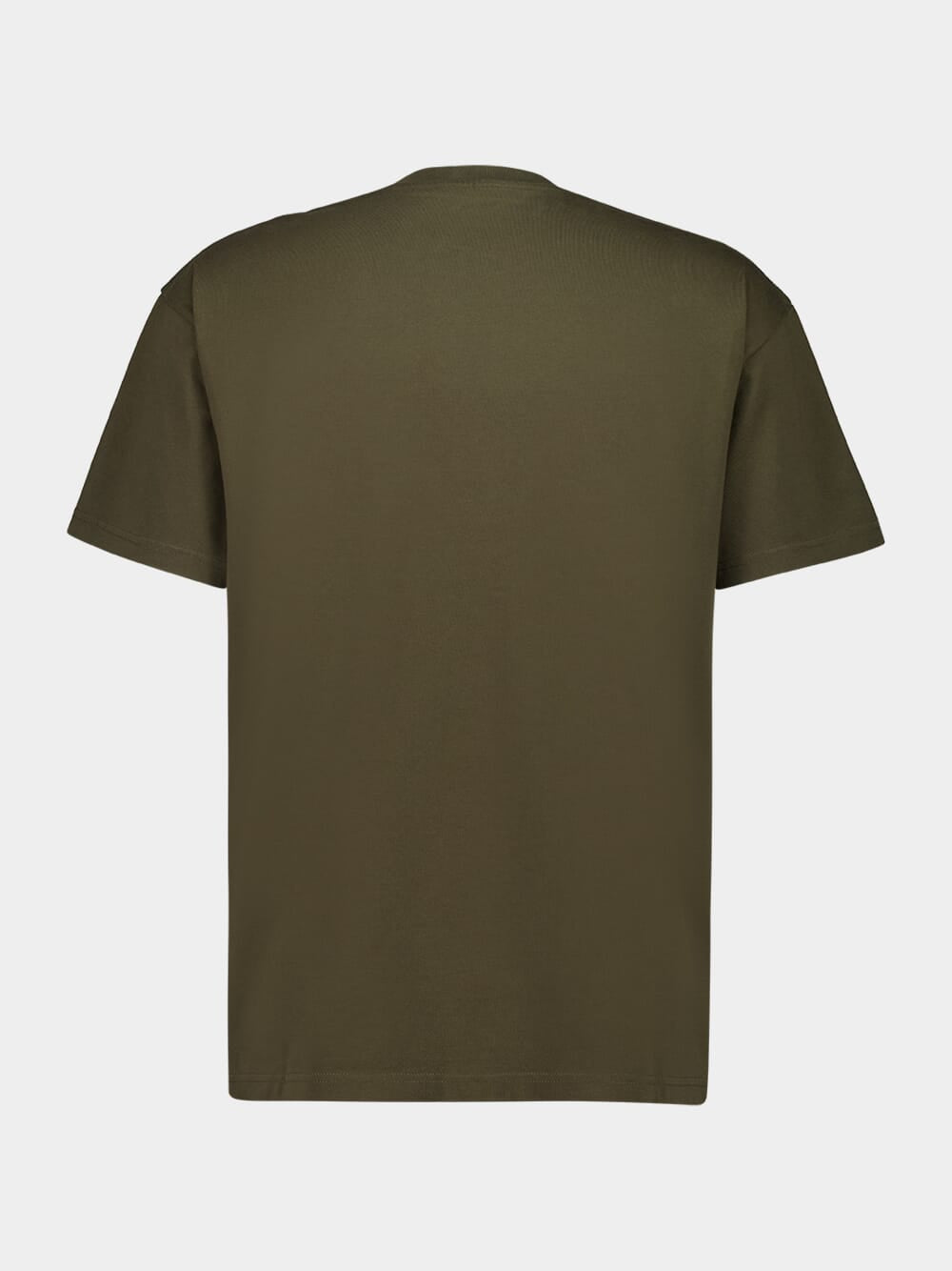 【送料&関税込】Givenchy Khaki Cotton T-shirt Givenchy Khaki Green Regular Fit Cotton Logo T-Shirt