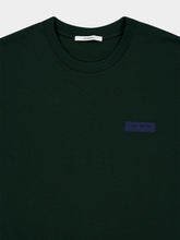 Givenchy Bottle Green Cotton T-Shirt with Grosgrain Logo
