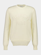 Givenchy Ecru Cotton Paris Sweater