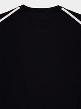 Givenchy Black Wool Sweater with Grosgrain Detail