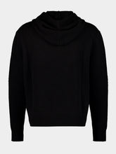 Givenchy Black Wool and Cashmere Hooded Jumper