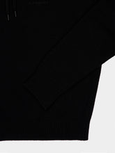 Givenchy Black Wool and Cashmere Hooded Jumper
