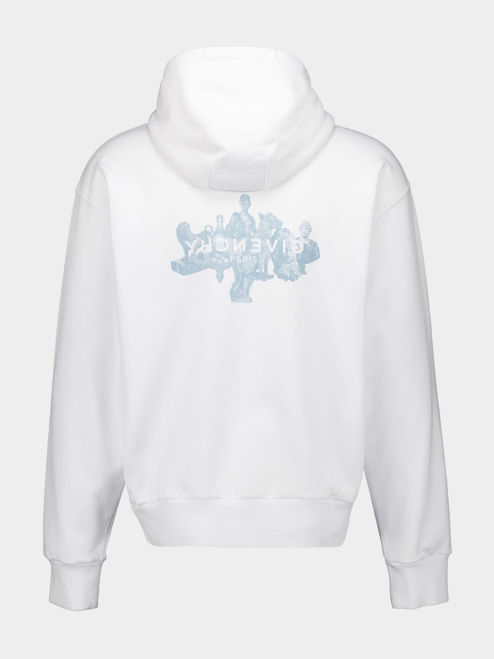 White Boxy Fit Sweatshirt