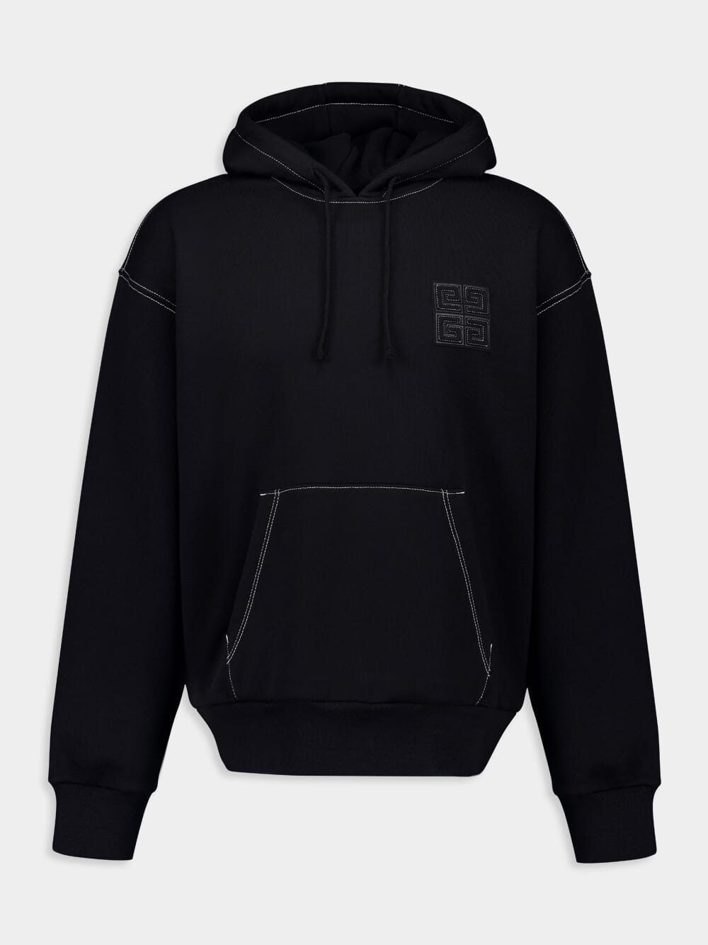 Black Boxy Fit Sweatshirt