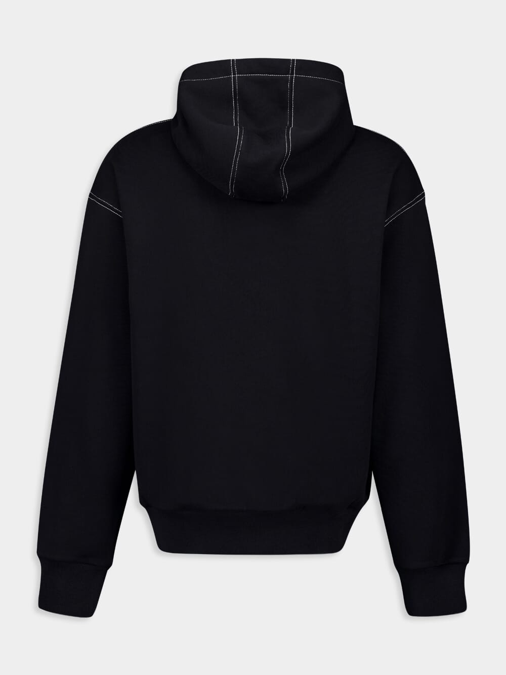 Black Boxy Fit Sweatshirt